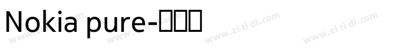 Nokia pure字体转换 Nokia pure字体转换